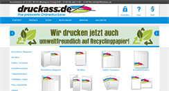 Desktop Screenshot of druckass.de