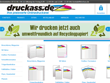 Tablet Screenshot of druckass.de